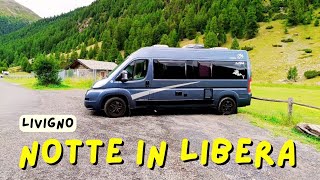 LIVIGNO  SOSTA LIBERA IN CAMPER camperlife [upl. by Dadinirt]