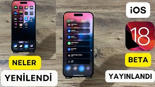 iOS 18 BETA YAYINLANDI TÜM ÖZELLİKLERİ [upl. by Lomaj411]