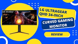 LG UltraGear QHD 34Inch Curved Gaming Monitor 34GP63AB VA with HDR 10 Review [upl. by Noiek]