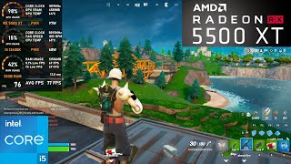 RX 5500 XT  Fortnite Reload  1080p Low Medium High Epic [upl. by Clyve]