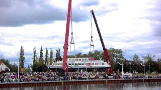 FahrgastschiffeGoitzsche Bitterfeld  MS Reudnitz wird quottrockengelegtquot Naherholungsgebiet [upl. by Lahcsap963]