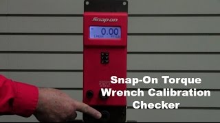 SnapOn Torque Wrench Calibration Checker  RPTS [upl. by Anyaj]