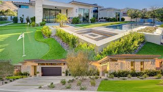 63M Luxury Modern Mansion Las Vegas 5750 Sqft 4BD 5BD Guard Gated Golf Pool amp Spa amp MORE [upl. by Nyleahcim577]