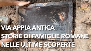 Appia Antica 39 ultime scoperte archeologiche nellaffollata necropoli di età Romana [upl. by Raymond722]