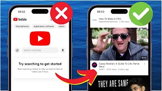 Fix Try Searching To Get Started YouTube Problem  YouTube Homepage Videos Not Showing [upl. by Ferdinana236]