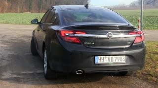 2016 Opel Insignia 20 CDTI EcoFlex 170 HP Test Drive [upl. by Ahtanoj]