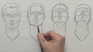 Loomis Method Monday Ep 2  Drawing Faces Looking Up [upl. by Fitzgerald674]