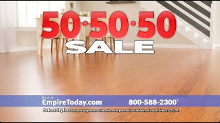 Empire Today®  Save BIG on New Flooring with the 505050 Sale [upl. by Oicirbaf]