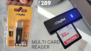 Upto 5 GBPS Download  USB 30 High Speed 2 in 1 Multi Card Reader  Read Micro SDSDSDHCSDXC [upl. by Eastman]