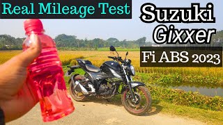 Suzuki Gixxer Fi ABS Mileage Test  Partho Ghosh [upl. by Etteuqaj474]