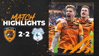 Hull City 22 Cardiff City  Highlights  Sky Bet Championship [upl. by Aneertak]