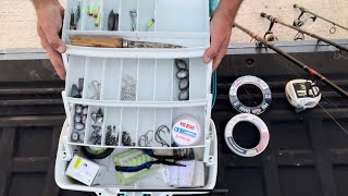 Tackle set up for fishing at the skyway bridge [upl. by Oiramaj]