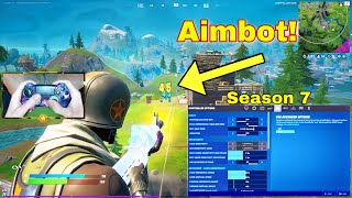 “MOOD” ft Season 7 with Handcam  Best Linear Aimbot Controller Settings for PS5PS4XBOXPC [upl. by Otrebilif]