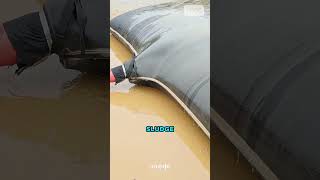 The person who invented the geotextile dewatering bag is truly a genius [upl. by Nner]