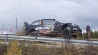 ►HUGE JUMP Kehala Rally Sprint 2013  Georg Gross  Oleg Gross Ford Focus WRC 08 [upl. by Nohsid149]