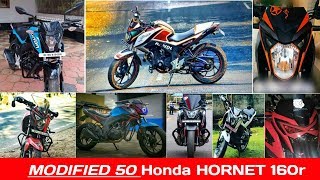 Top 50 honda Horent modifiedhona cb hornet 160r modified [upl. by Ailemac]