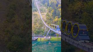 Stoosbahn Worlds steepest funicular  Schwyz Switzerland🇨🇭 switzerland stoos funicular schwyz [upl. by Rozamond787]