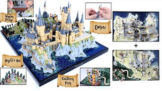 Hogwarts Castle and Grounds COMPLETE MAP Mod Full Lego Microscale Landscape [upl. by Anuhsal]