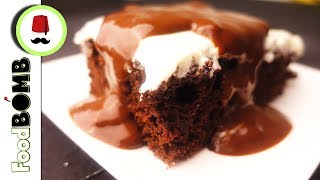 134 Chocolade Cake met een simpele Chocoladesaus  Foodbomb [upl. by Wattenberg]