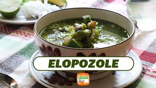 Elopozole el pozole con maíz común  Cocina Vegan Fácil [upl. by Kyla746]