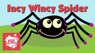 Incy Wincy Spider  Toddler Fun Learning  Nursery Rhyme [upl. by Aset]