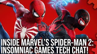 Inside Marvels SpiderMan 2 The Insomniac Games Tech Breakdown [upl. by Gnaw]