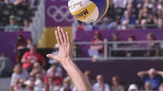 Womens Beach Volleyball Preliminary Round  GRE v RUS  London 2012 Olympics [upl. by Schultz]