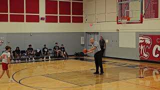 Cedar Valley vs Chisholm 8th Grade Basketball GameTeam AChisholm Free Throw Shooting 110720242 [upl. by Linnette]