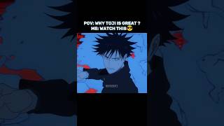 TOJI IS BESTFIRST CLASSkgfxeditz animecharacter jujutsukaisen gojo [upl. by Sydelle]