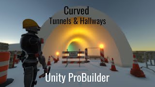 Unity ProBuilder Tutorial Creating Curved Tunnels amp Hallways for your 3D Level in 5 Minutes [upl. by Cobb972]