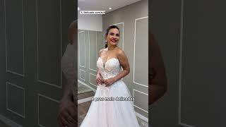 12345 ou 6 🩷 noivas casamento vestidodenoiva [upl. by Sikata]