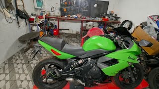 ER6F 2011 Not starting After A Months  Cold Start My Super Bike  Will It Start  Ninja 650R [upl. by Suissac567]