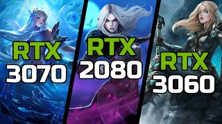 RTX 3070 vs RTX 2080 vs RTX 3060  Test in 12 Games [upl. by Sitruk]