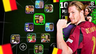 O MAT DOS SONHOS REVIEW GAMEPLAY KEVIN DE BRUYNE 103 ÍMPETO POTW NO Efootball 2024 Mobile [upl. by Asilec]