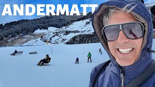 ANDERMATT  SUIZA Senderismo Invernal Único [upl. by Heigho]