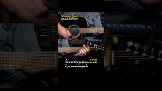 ObLaDi ObLaDa  The Beatles 1968 Easy Guitar Chords Tutorial with Lyrics Part 1 SHORTS REELS [upl. by Brynna]