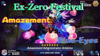 YuGiOh Master Duel Amazement Vs BlueEyes ExtraZero Festival [upl. by Anilak]