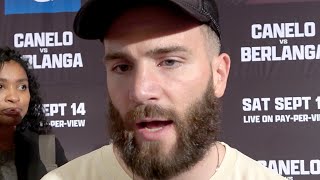 Caleb Plant REACTS to Canelo HEATED ALTERCATION with Edgar Berlanga amp INTERRUPTING Them GOING AT IT [upl. by Nelsen]