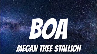 Megan Thee Stallion  BOA  Lyrics [upl. by Fezoj384]