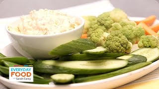 Garden Veggie Dip Recipe  Everyday Food with Sarah Carey [upl. by Mera]