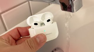 Will they survive AirPods 3 water torture [upl. by Hajidak]