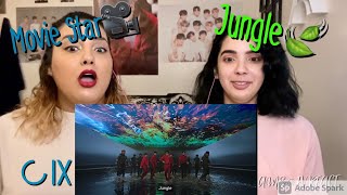 First Time Reacting to CIX 씨아이엑스  Movie Star MV and 정글 Jungle MV 🔥  Ams amp Ev React [upl. by Anirehtak974]