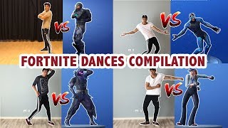 Fortnite Dances In Real Life Compilation Part 1  Learn How To Dance [upl. by Aciraa]