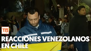 La tristeza de venezolanos en Chile luego de la victoria de Nicolás Maduro [upl. by Nomead832]