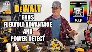 Heads UP DeWalt rebrands Flexvolt Advantage and Power Detect as XR [upl. by Peterec]