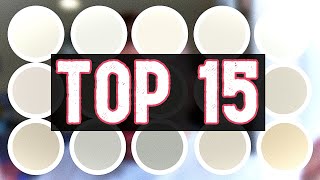 15 MOST POPULAR PAINT COLORS BY BENJAMIN MOORE [upl. by Killen]