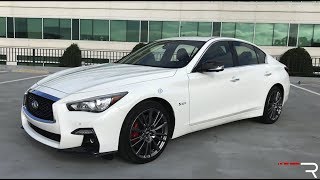 2018 Infiniti Q50 Red Sport AWD – Redline Review [upl. by Carlick]