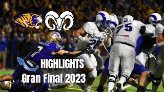 HIGHLIGHTS  Borregos Tec MTY vs Auténticos Tigres UANL  Gran Final 2023  Liga Mayor ONEFA [upl. by Valora148]