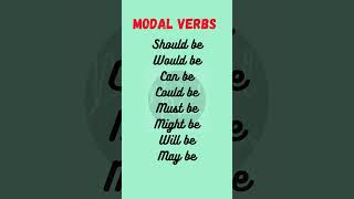 Modal Verbs in English Grammar [upl. by Ojillib]