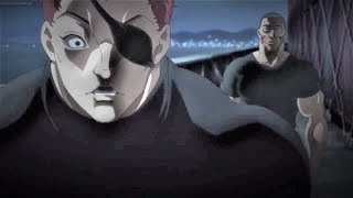 Yanagi vs Doyle Fight Scene  BAKI 2018 EPISODE 21 ENGLISH SUBBED [upl. by Bernadette]